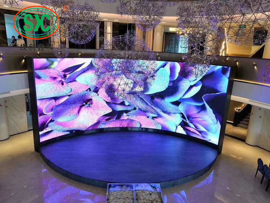 Good price Rental LED wall indoor advertising LED display  p3.91 p4.81 flexible indoor advertising curved stage led screen online