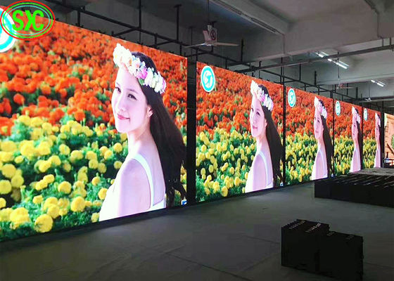 Good price custom-made P3 - P6 LED Stage Curtain Screen 192*1292mm LED Module Size, Wide Viewing Angle led stage curtain screen online
