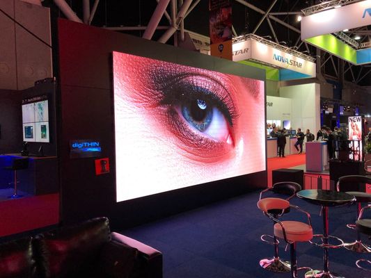 Good price P4 Indoor HD Full Color Advertising Screen , Stage Screen Rental 1/16 Scanning Mode online
