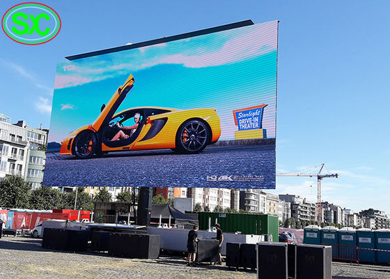 Good price high definition 1/8 scanning fixing installed outdoor full color p6 led billboard online