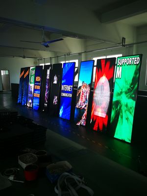Good price P3 LED Poster Display HD Vertical Screen Indoor Advertising LED Display Stand online