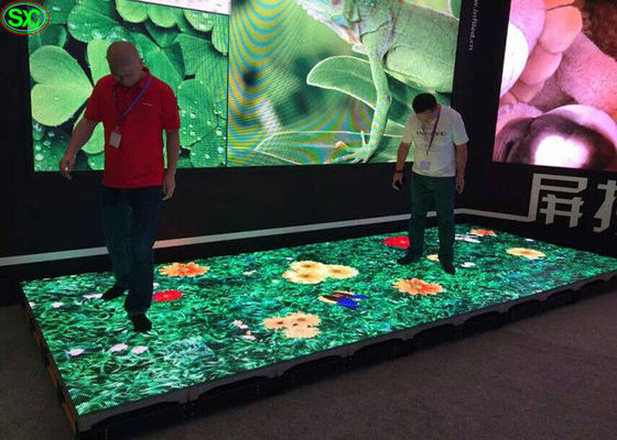 Good price P4.81 Interactive Rental LED Display Disco Dance Floor 1R1G1B Waterproof online