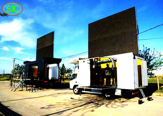 Good price P5 P6 P8 Mobile Digital Billboard Advertising 960mm*960mm Cabinet Size ROHS Compliant online