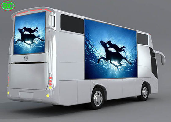 Good price High Definition P6 Mobile LED Screen Rental , Advertising Outdoor Mobile LED Screen online