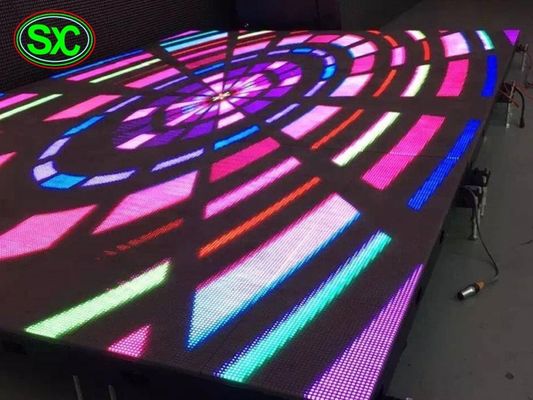 Good price open stage club dance floor,concert rental full color outdoor p6.25 led dance floor screen online