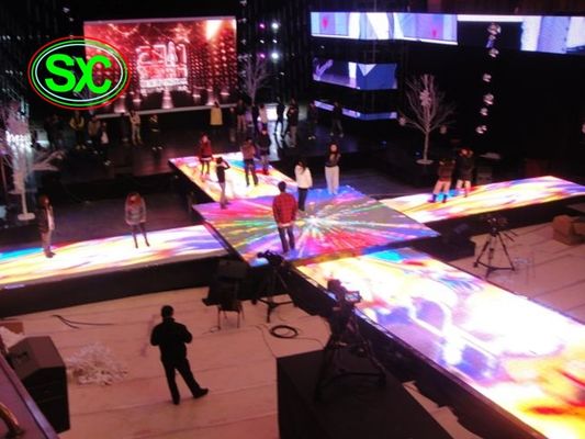 Good price Fashionable Indoor Dance Floor With 6.25mm Pixel Pitch , 250mm*250mm interactive led dance floor screen online