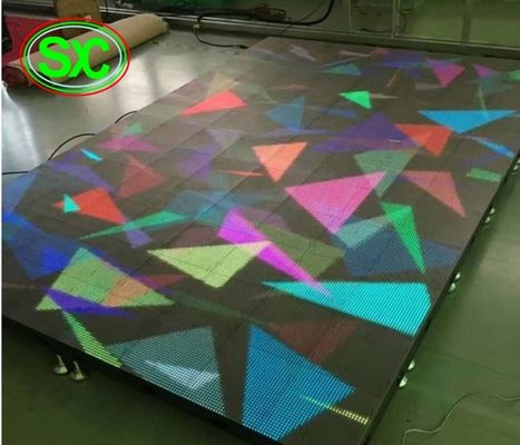 Good price 6.25 Mm Smd Digital Dance Floor Full Color , Stage Starlight Dance Floor For Outdoor online