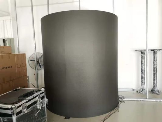Good price P4 Indoor Fixed Advertising Flexible LED Screen Cylindrical Shape 2121 Lamp Size online