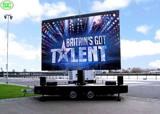 Good price P5 Outdoor Full Color Mobile Truck LED Display , Car LED Screen 5 Years Warranty online