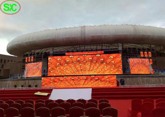Good price P4.8 Rental LED Display 6500K - 9500K Outdoor Stage Background Screen online
