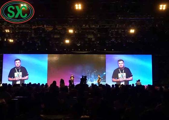 P3 Indoor LED Video Display Panel With 2500nits Brightness And Airplug Connection Design