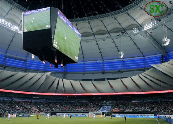 Good price Football Stadium Led Perimeter Advertising Boards P10 8000cd/㎡ WIFI Control online