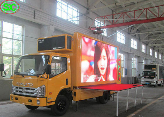 Good price Outdoor Mobile Advertising Truck Mounted LED Screen P5 High Brightness 60Hz online