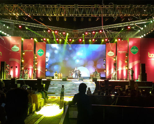 Good price Stage Background RGB LED Display , Outdoor LED Advertising Screens Waterproof P4.81 P3.91 online