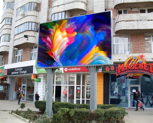 P4 Outdoor High Brightness Advertising Full Color HD LED Rental Screen