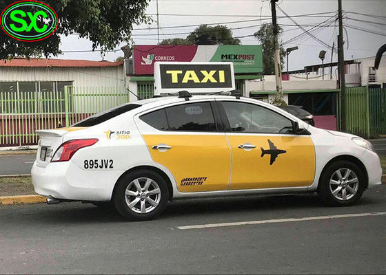 Good price Taxi Roof LED Sign Display Advertising Signs Full Color P5 P6 For Advertising online