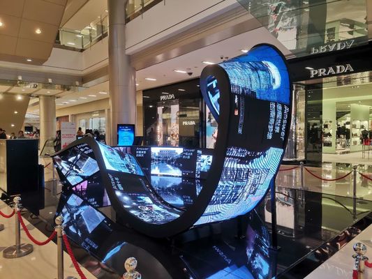 Good price Customized Indoor Flexible Led Display Billboard Sphere Ball Screen Irregular Shape online