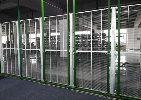 Good price Rental Curtain Digital Transparent LED Screen MBI5124 IC Customized Brightness online