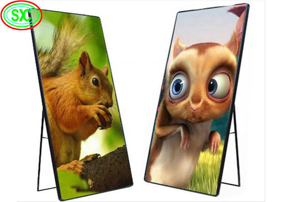 Good price P1.86 RGB Color LED Floor Standing Poster Display For Supermarkets, Hotels And Restaurants online
