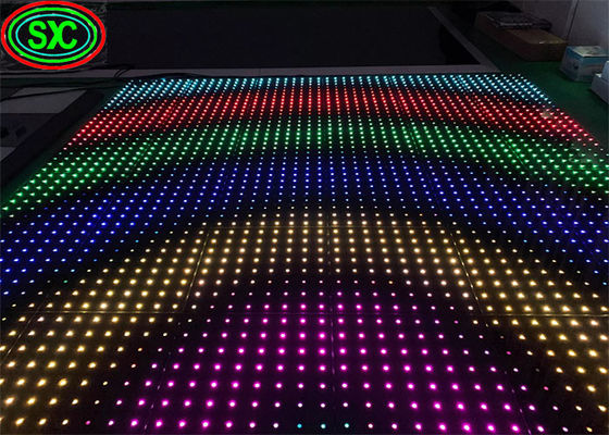 P3 Party Event Indoor Outdoor Led Dance Floor Screen 500*1000mm Cabinets Full Color