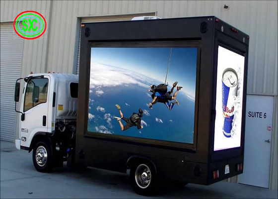 Good price Advertising Mobile Truck Car LED Sign Display TV Full Color Screen P8 5500cd/m2 Brightness online