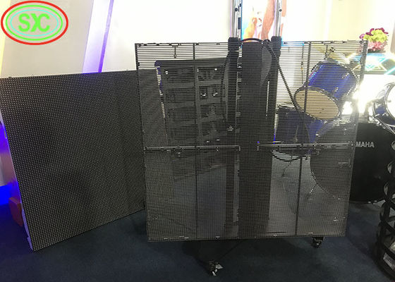 Good price P3.91 Full Color waterproof Transparent LED Screen HD Indoor Advertising Display online