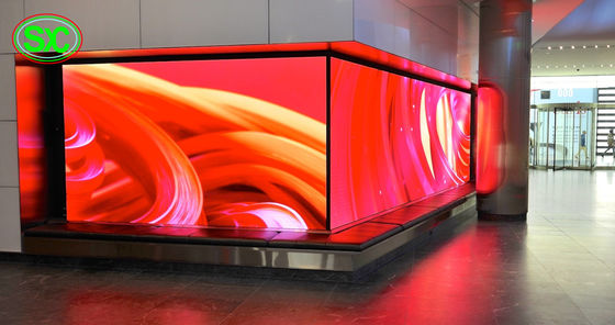 Good price Video Mobile LED Indoor Advertising Screens , LED Video Wall Panels 4mm Pixels online