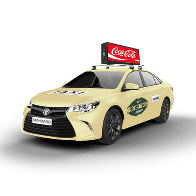 Good price P5 Full Color Double-Sided Car Taxi Roof LED Display IP65 Waterproof online
