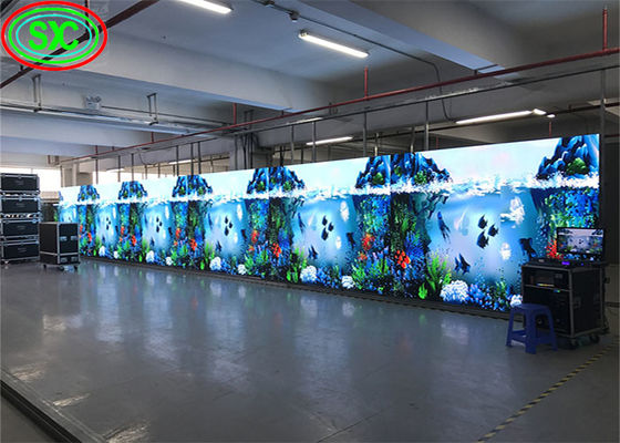 Good price Die-Casting Aluminum Stage Screen Large HD 160x160mm P2.5 Indoor Ultra-HD Energy Saving LED Video Wall online