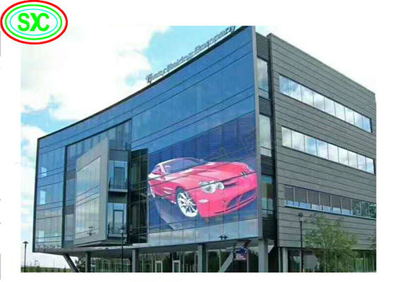 Good price Ultra Lightweight Outdoor P3.91-P7.82 500*1000mm Cabinet Size Transparent LED Wall online