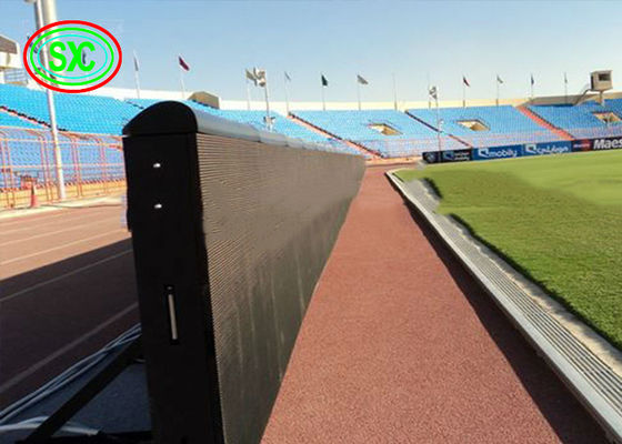 Good price 10mm Football Stadium Perimeter Led Screen Display SMD3535 High Refresh Rate online
