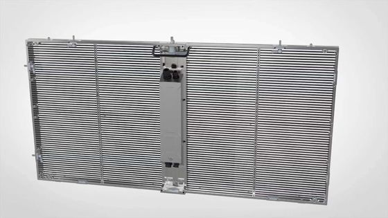 Good price Indoor 500*1000mm Commercial Glass Mesh Transparent LED Screen P3.91-7.82 Full Color online