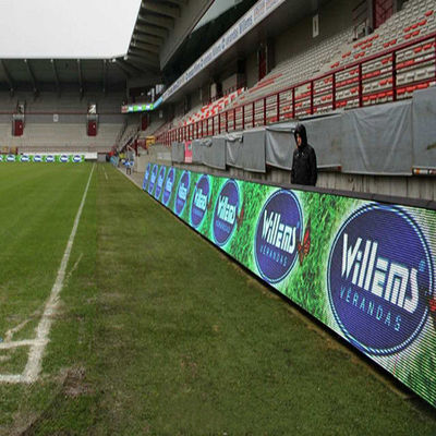 Good price LED Billboards Waterproof P8 Stadium Perimeter LED Display for rental football stadium perimeter led screen display online