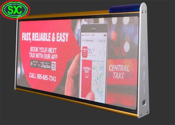 Good price Double Side P5 Advertising LED Display Car Roof Sign Taxi Top Led Display online