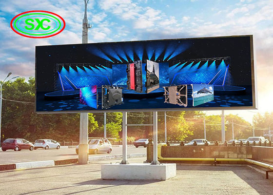 Good price p10 led video wall advertising big full color screen outdoor Column online