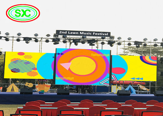 Good price High Brightness Outdoor Led Screen Rental 1/8S Mode Driving for advertising online