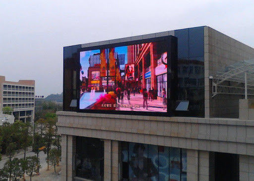 Good price Advertising LED Screens Outdoor P8 full color smd3535 LED video display screen advertising 1024x1024mm iron cabinet online