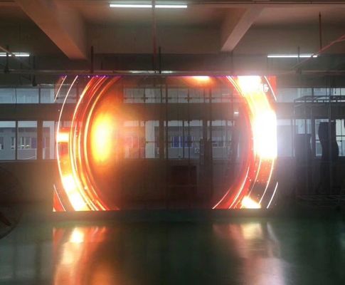 Good price Indoor Transparent  500x1000mm wifi retail glass window P7.81 transparent glass led display screen online
