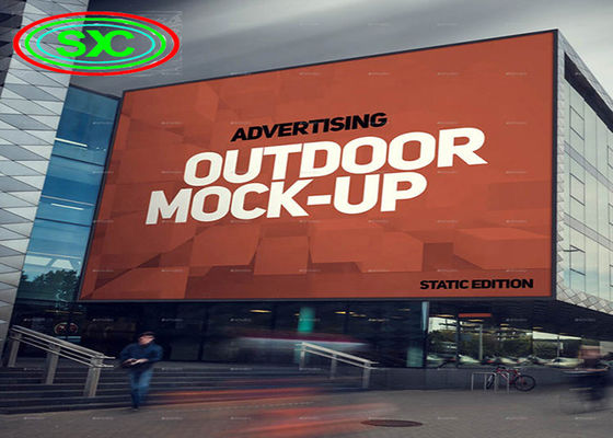 Outdoor SMD P6 Commercial RGB Led display Led Video Screen water proof cabinet