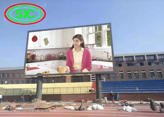 Good price Column type P10 Led Outdoor Advertising Screens 1/4 Scan Module 3 Years Warranty online