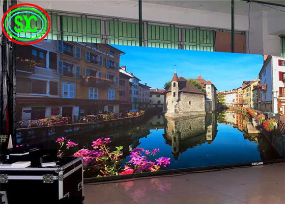 P3.91 - 7.81 Transparent Indoor Full Color LED Display Screen HD Screen Without Smear