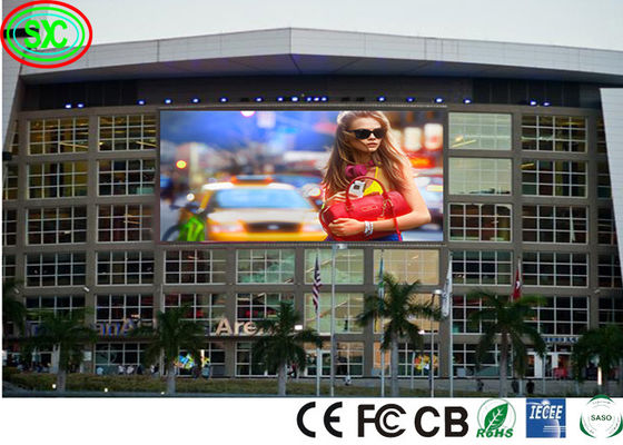Outdoor Full Color LED Display P6 High Refresh Rate Advertising Billboard Panel 320W/m2 P6 6500cd/M2