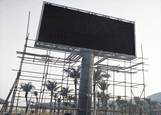 Outdoor P10 960*960mm High Brightness High Temperature Resistant Frame Column LED Billboard