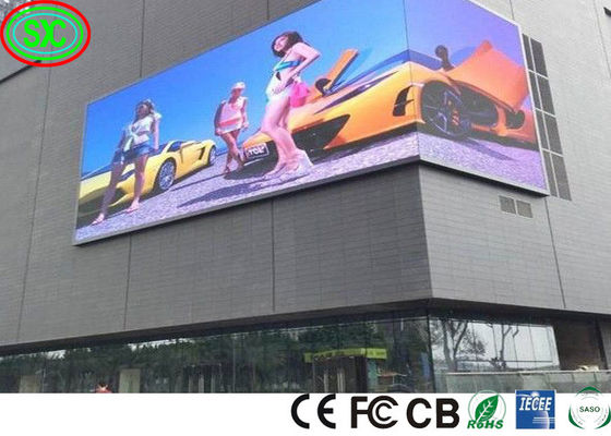 Outdoor Full Color LED Display Big Screen P10 Waterproof High Brightness over 7200cd LED Video Wall LED Screen