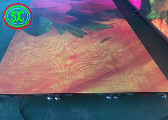 Good price Anti-collision Indoor P6.25  Led Dance Floor for Bar / KTV / Prom support more than 500kg online