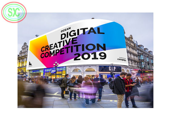 Outdoor P6 full color LED Display Screen 6mm Pixel Pitch IP65 Waterproof