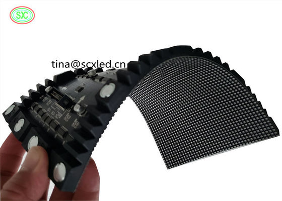 P4 Curving LED Video Screen Curtain Flexible Led Display Module full Color