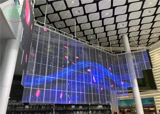 Good price High Definition Transparent LED Screen with Pixel Configuration 1R1G1B and Excellent Viewing Distance for Advertisements online