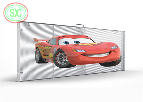 Cabinet Material Aluminum Transparent LED Display with Average No Failure of 1000hours