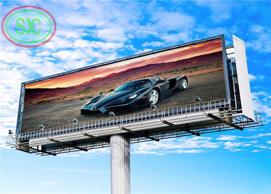 Good price Anti-UV full-color outdoor P6 LED billboard with columns for commercial advertising online